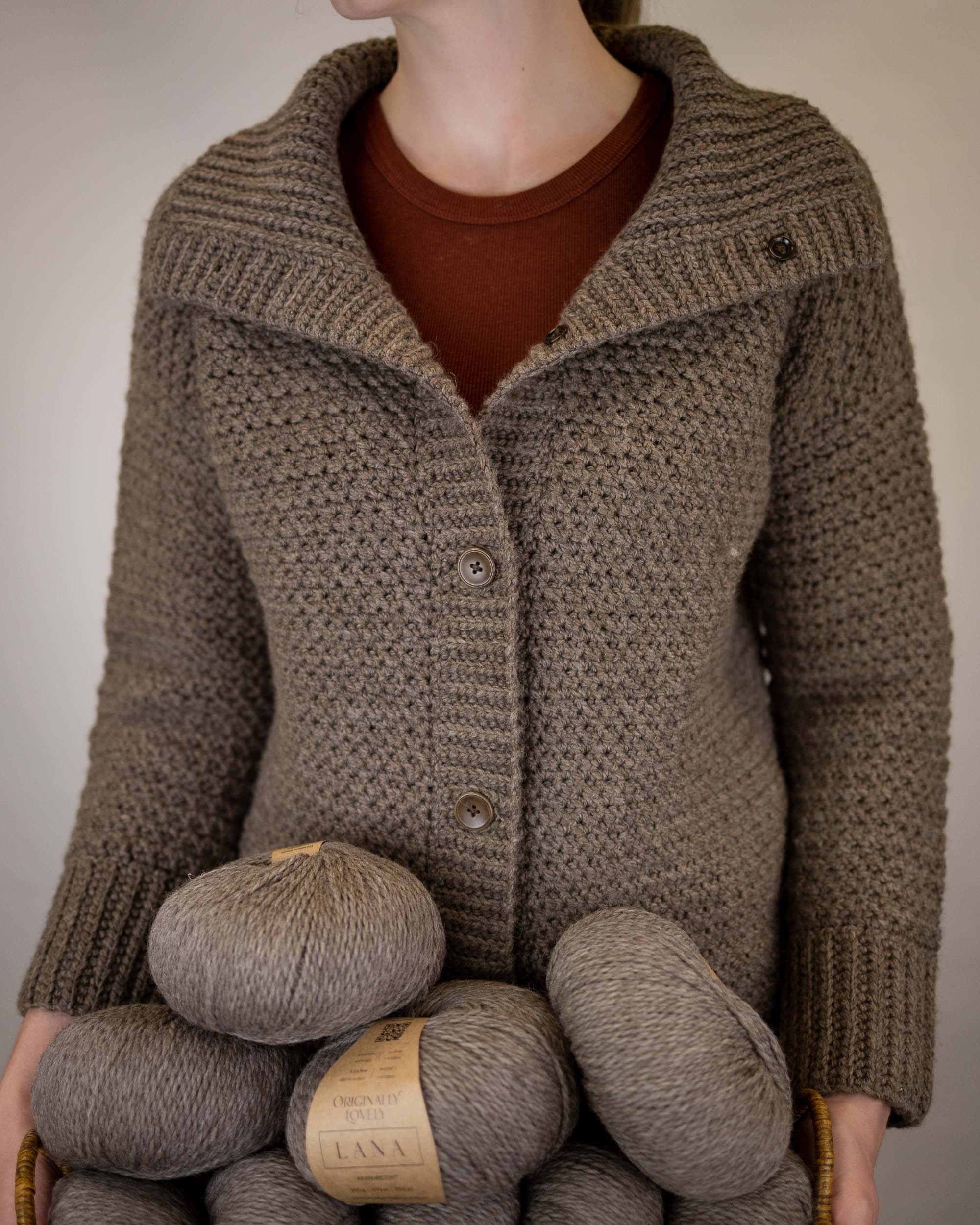 Chunky Wool Handwoven store Jacket by Fiberwork Medium